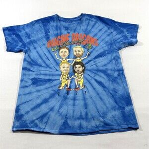Imagine Dragons 2022 Mercury Tour Band Tee Graphic T-Shirt Blue Tie Dye Sz L